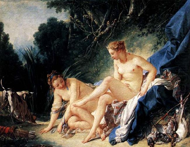 Diana Resting after her Bath, Francois Boucher